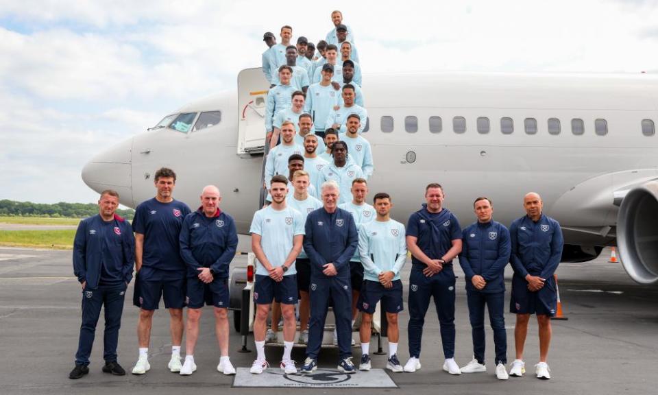 West Ham prepare to fly to Prague for the Europa Conference League final against Fiorentina.