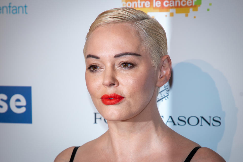 Rose McGowan has issued a new statement about her criticism of Natalie Portman's Oscars nod to snubbed women directors. (Photo: Marc Piasecki/Getty Images)