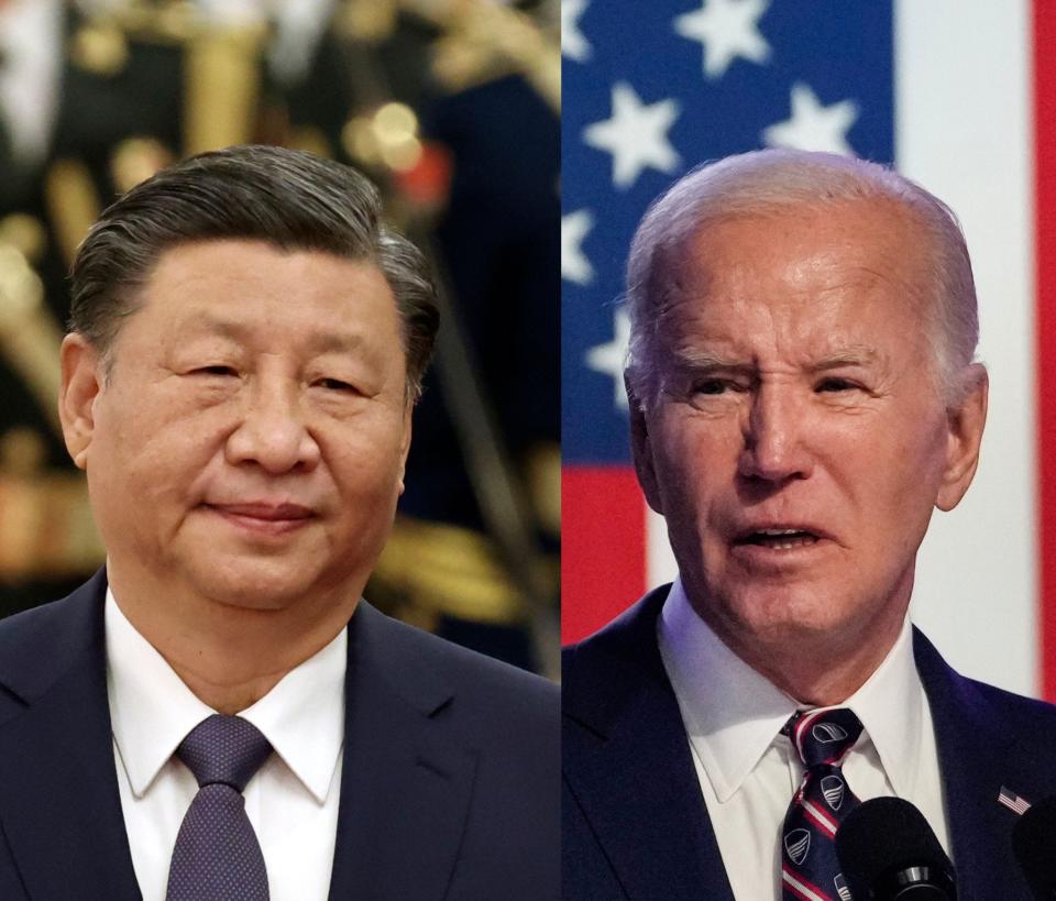 Xi Jinping and Joe Biden