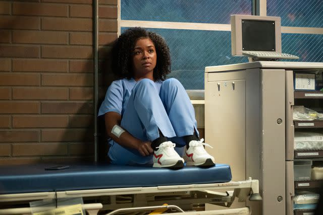 <p>ABC/Anne Marie Fox</p> Alexis Floyd on "Grey's Anatomy"