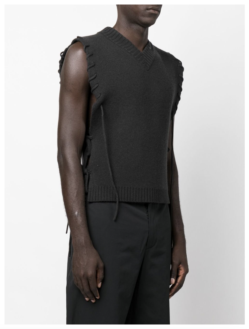 Craig Green Lace-Up Detail Knitted Vest