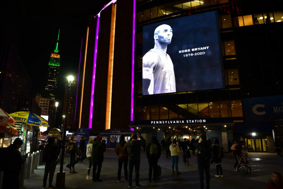 Kobe Bryants Antlitz war an vielen NBA-Stadien präsent