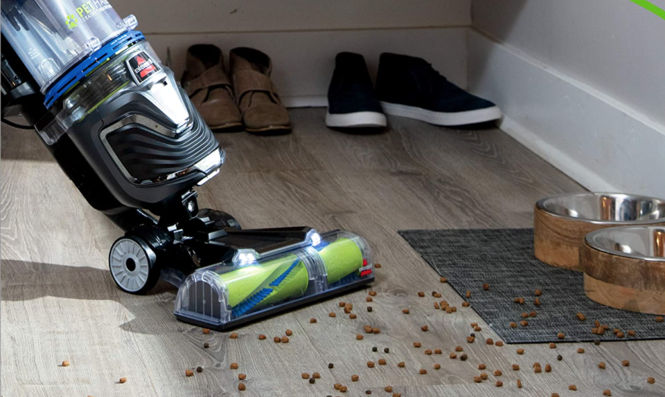 The Bissell Pet Hair Eraser Turbo Rewind Upright Vacuum Cleaner is currently on sale as part of Prime Day 2020. 