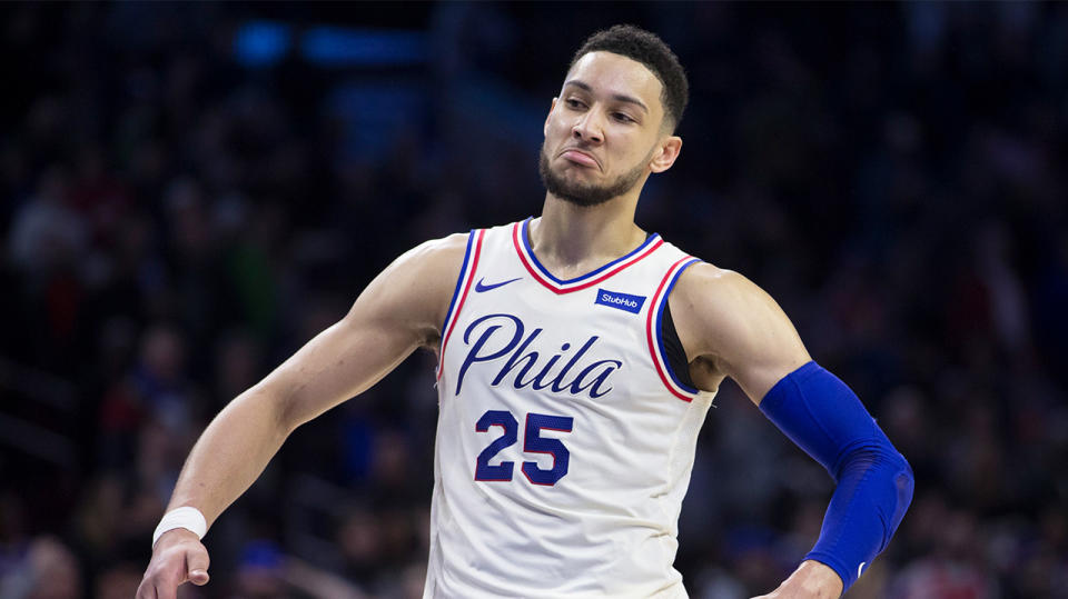 Ben Simmons won't be playing in the FIBA World Cup. (Getty Images)