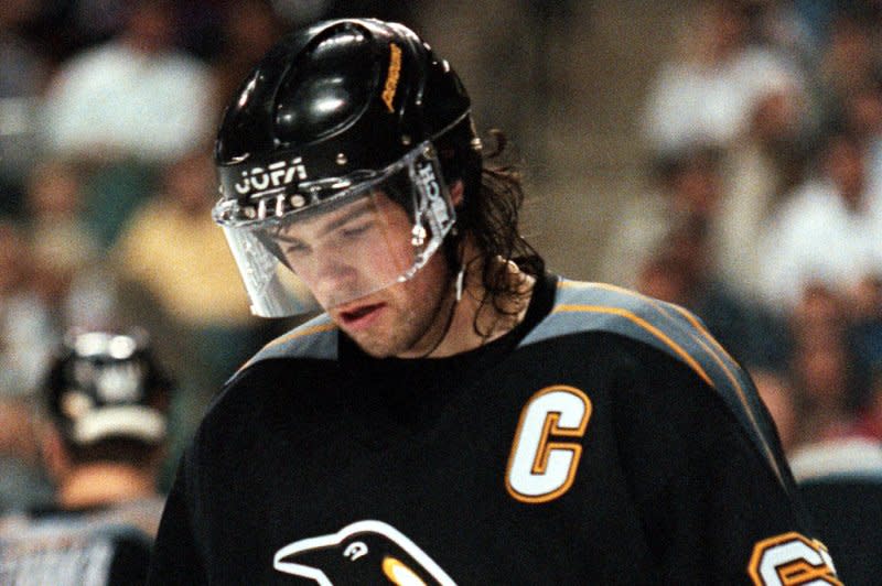 Hockey legend Jaromir Jagr made his NHL debut with the Pittsburgh Penguins in 1990 and played in the league through the 2017-18 season. File Photo by Michael Bush/UPI