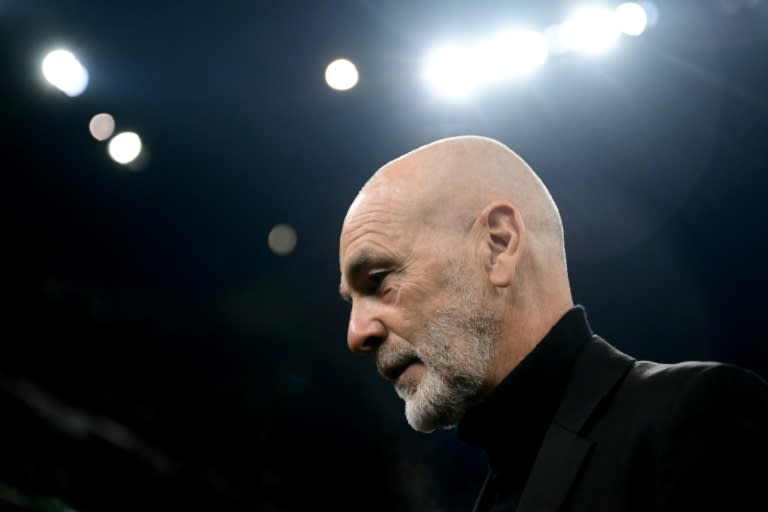 Stefano Pioli is set to be dismissed as <a class="link " href="https://sports.yahoo.com/soccer/teams/milan/" data-i13n="sec:content-canvas;subsec:anchor_text;elm:context_link" data-ylk="slk:AC Milan;sec:content-canvas;subsec:anchor_text;elm:context_link;itc:0">AC Milan</a> coach in the summer (Marco BERTORELLO)