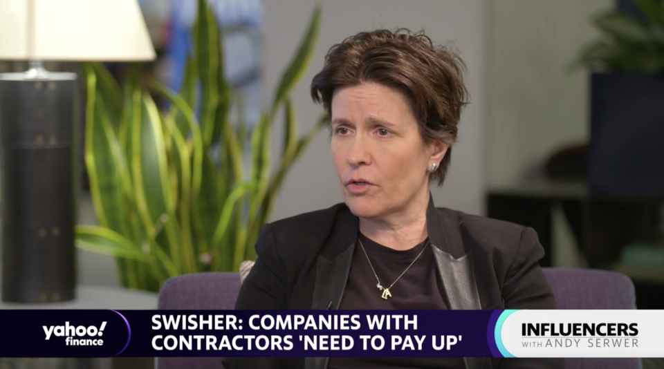 Recode Co-founder Kara Swisher appears on "Influencers with Andy Serwer."
