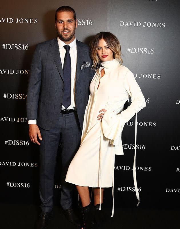Jesinta Campbell and Buddy Franklin. Source: Getty