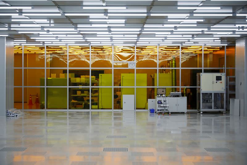 Semiconductor testing equipments are seen at a clean room of National Nanofab Center in Daejeon