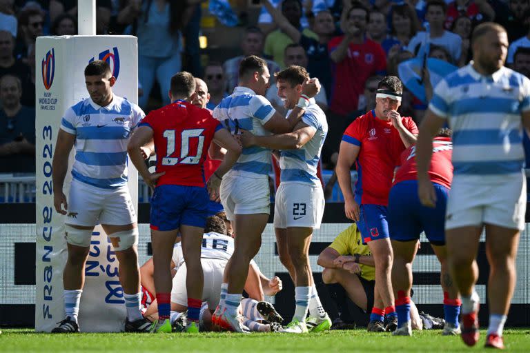 Los Pumas y un triunfo importante ante Chile, con bonus incluido, para treparse al segundo puesto del grupo D