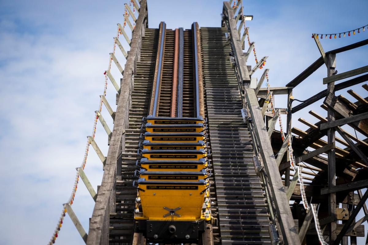 Riders escorted off Playland wooden roller coaster after temporary