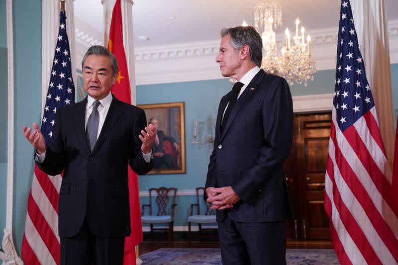 U.S. Secretary of State Blinken meets with Chinese Foreign Minister Wang Yi in Washington