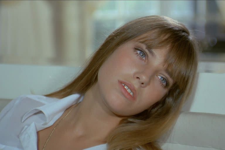 Jane Birkin en La piscine, de Jacques Deray (1969), en la que actuó junto a Alain Delon y Romy Schneider