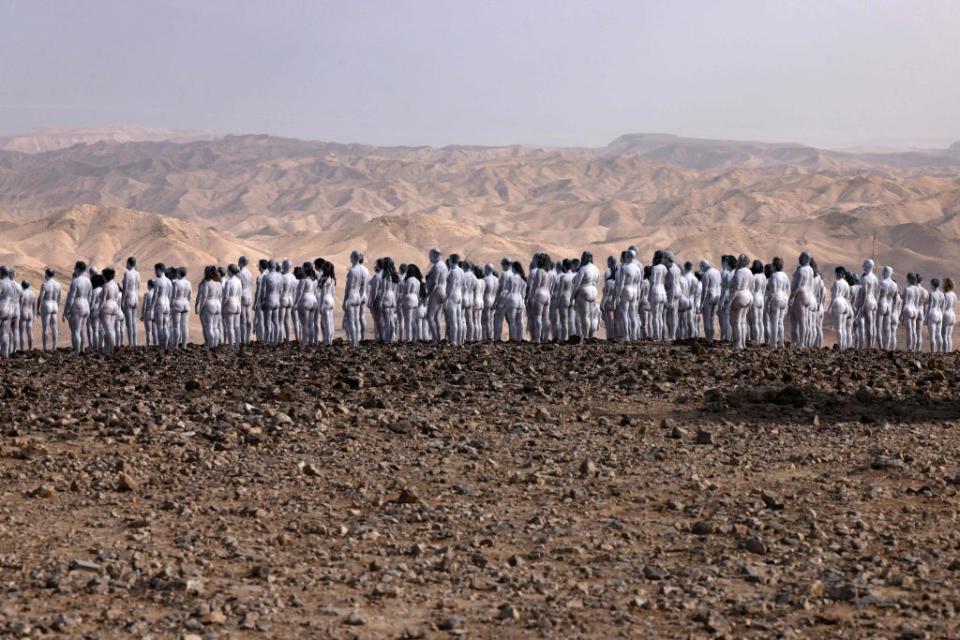 The site was located 15km west of the Dead Sea (AFP via Getty Images)