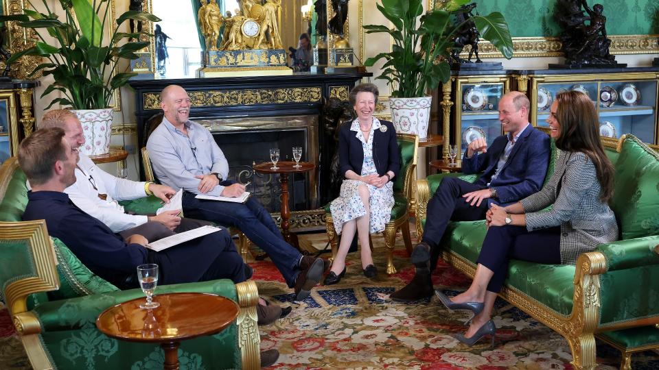 Princess Anne, Prince William and Kate Middleton joined Mike Tindall's podcast