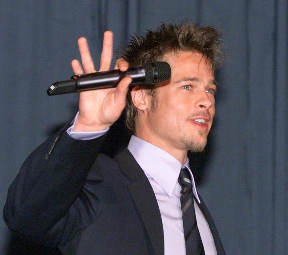 Brad Pitt in 1998, aged 35 (AFP via Getty Images)