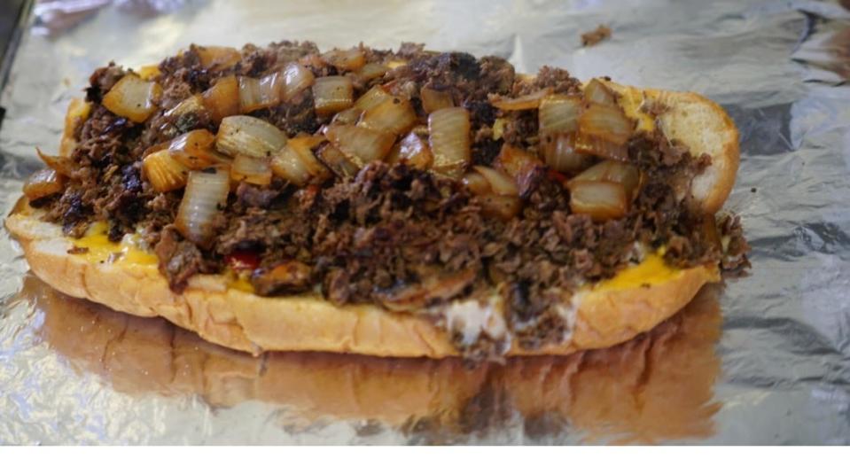 The Marlow Way, featuring steak, cheese sauce, provolone, sautéed onions, mushrooms and hot cherry peppers, will be available at Marlow's Cheesesteaks and The Water Ice Shoppe at 93 N. High St. beginning April 30.