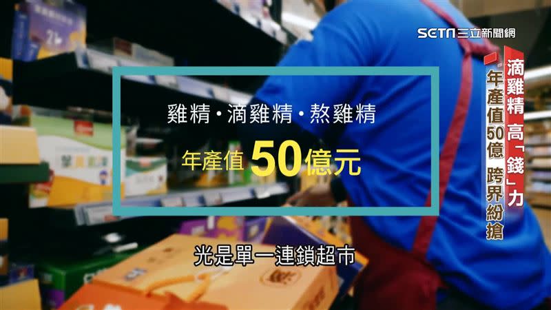 光是台灣的各種雞精每年產值就高達50億元。