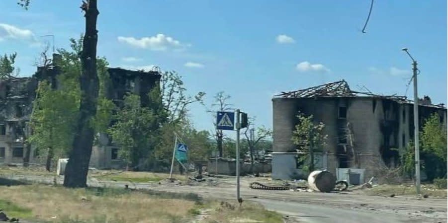 Invading Russian forces have been destroying towns and villages of Luhansk Oblast