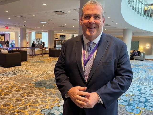 Rhode Island Secretary of State Gregg Amore attended the National Association of Secretaries of States conference in Washington, D.C., Feb. 8, 2024, where he and other officials discussed plans for upcoming elections.