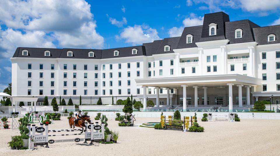 Stirrups is located inside The Equestrian Hotel at the World Equestrian Center in Ocala.