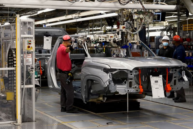 FILE PHOTO: Toyota's truck plant in San Antonio