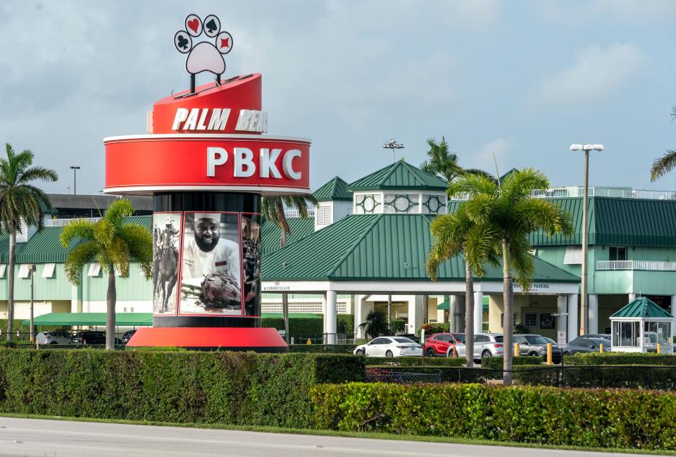 Palm Beach Kennel Club in West Palm Beach, Florida on September 26, 2023. 