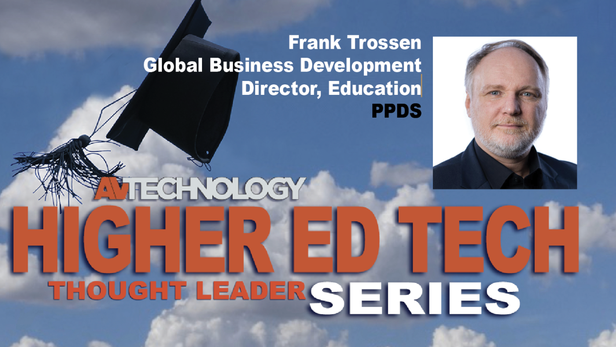  Frank Trossen, Global Business Development Director, Education at PPDS 