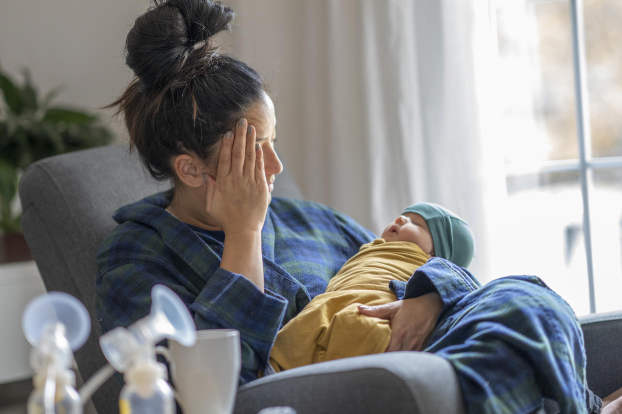 Postpartum depression affects almost 1 in 8 U.S. women, but many say they felt unprepared for, and unable to pinpoint, what they were experiencing. (Photo: Getty Creative stock photo)