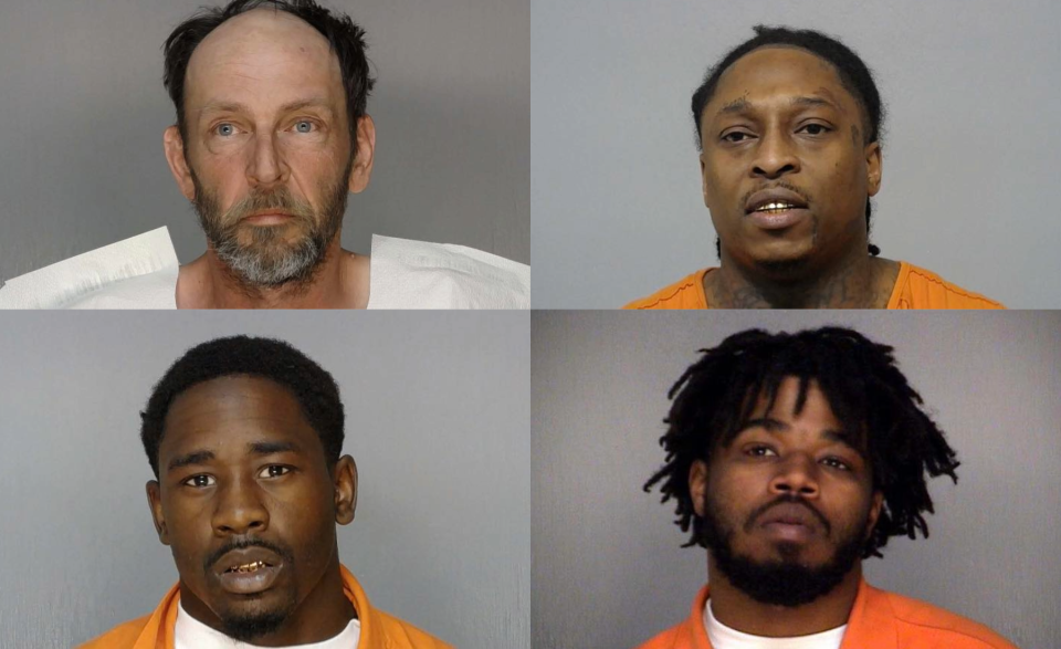 Joey Fournier, Marc Kerry Anderson, Johnifer Dernard Barnwell and Chavis Demaryo Stokes escaped from custody at the Bibb County Detention Center in Macon, Georgia, early Monday morning. / Credit: Bibb County Sheriff's Office / Facebook