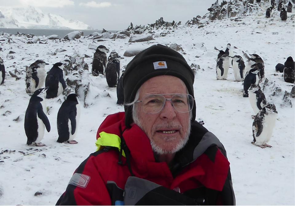 Paul Maley in Antarctica.