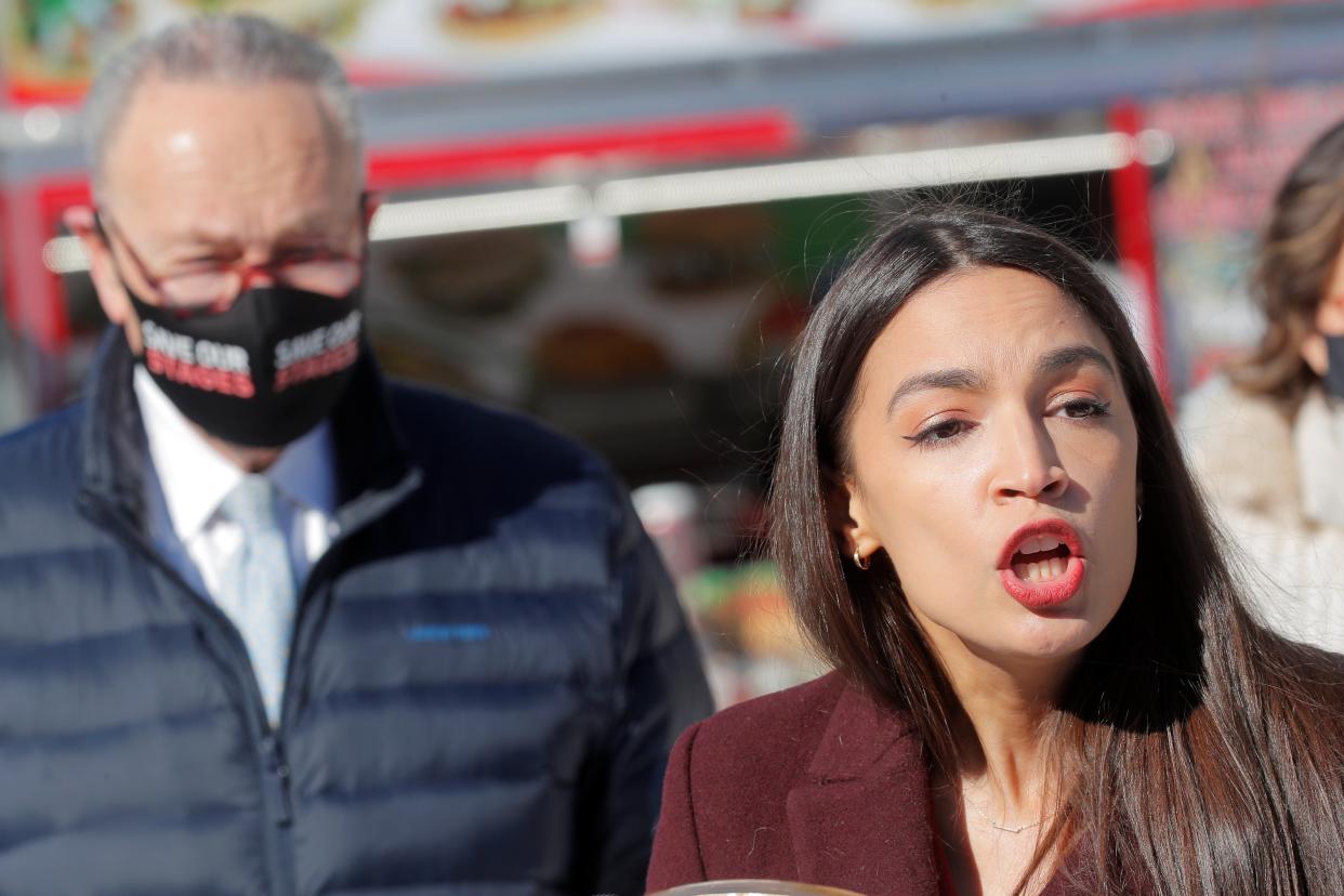 <p>File image: AOC has openly been critical of policies pursued by her own party  </p> (Reuters)
