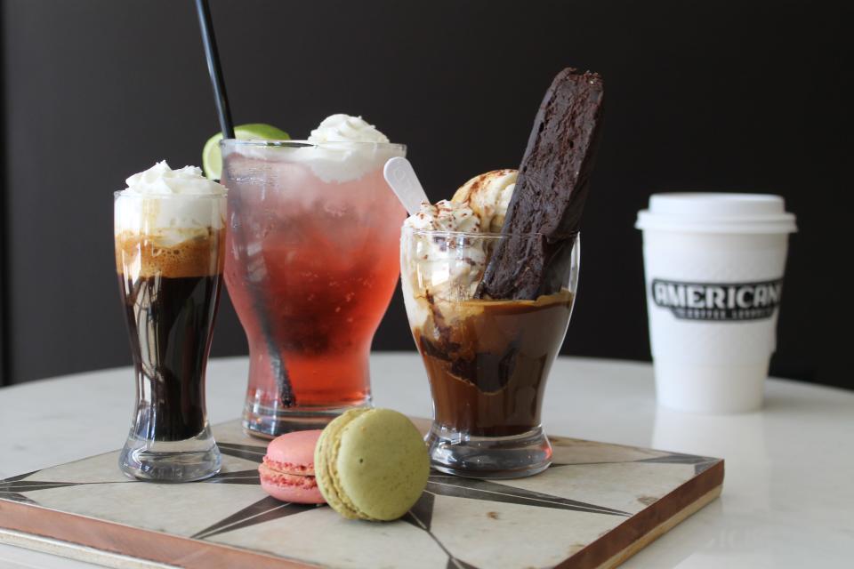 Americano Coffee Lounge offers an array of desserts.