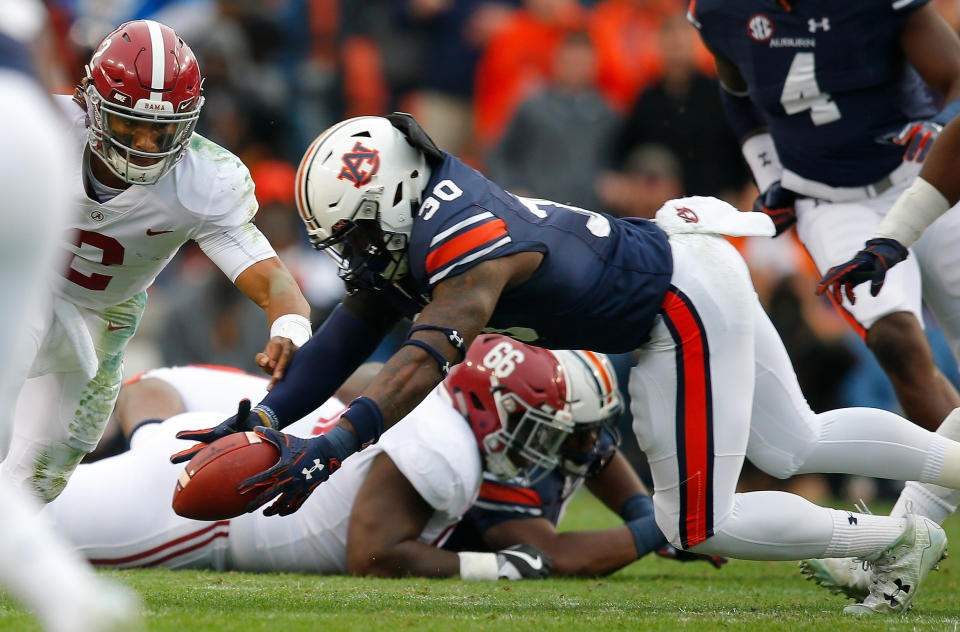 Auburn plays Central Florida in the Peach Bowl on Jan. 1. (Getty Images)