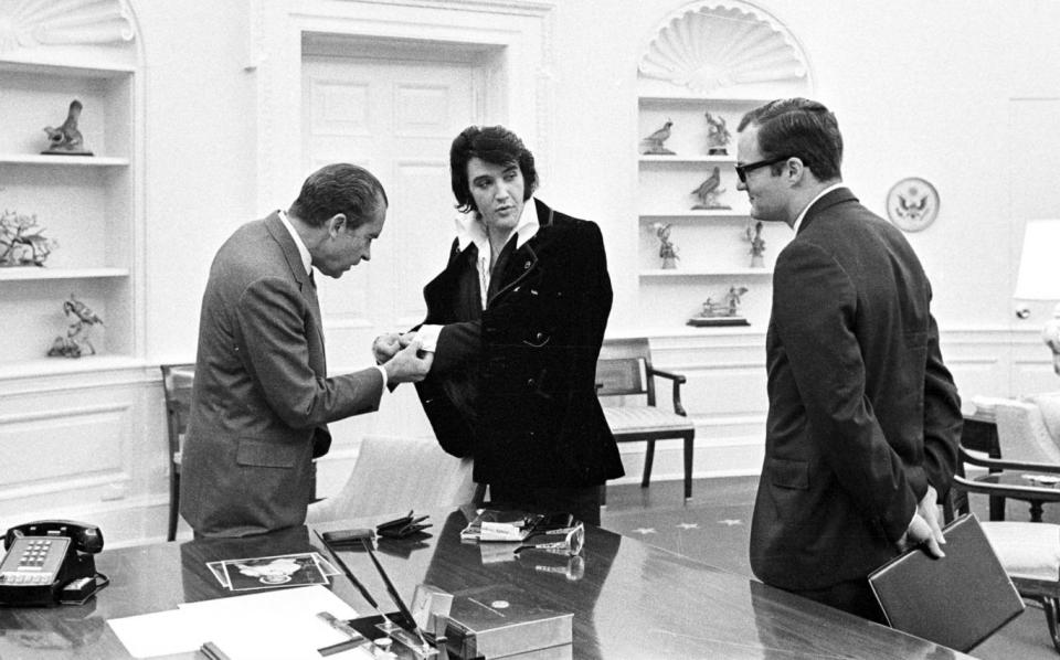 When Elvis met Nixon (National Archive/Newsmakers)