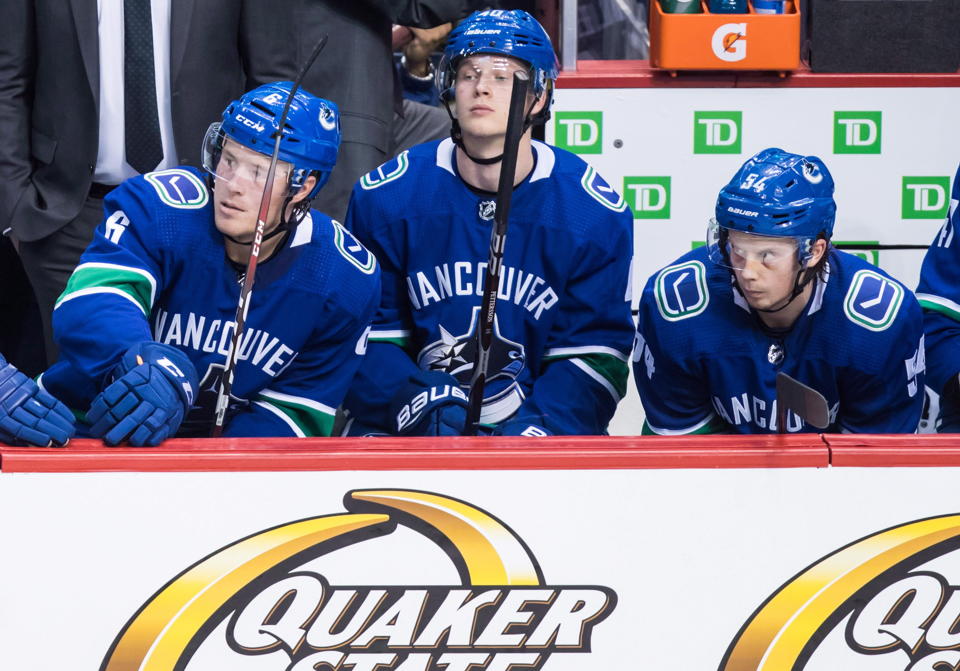 Can rookie centre Elias Pettersson be <em>that guy</em>? (CP Photo)