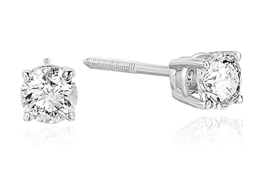 Vir Jewels 2/3 cttw 14K Certified Diamond Stud Earrings. (Photo: Amazon)