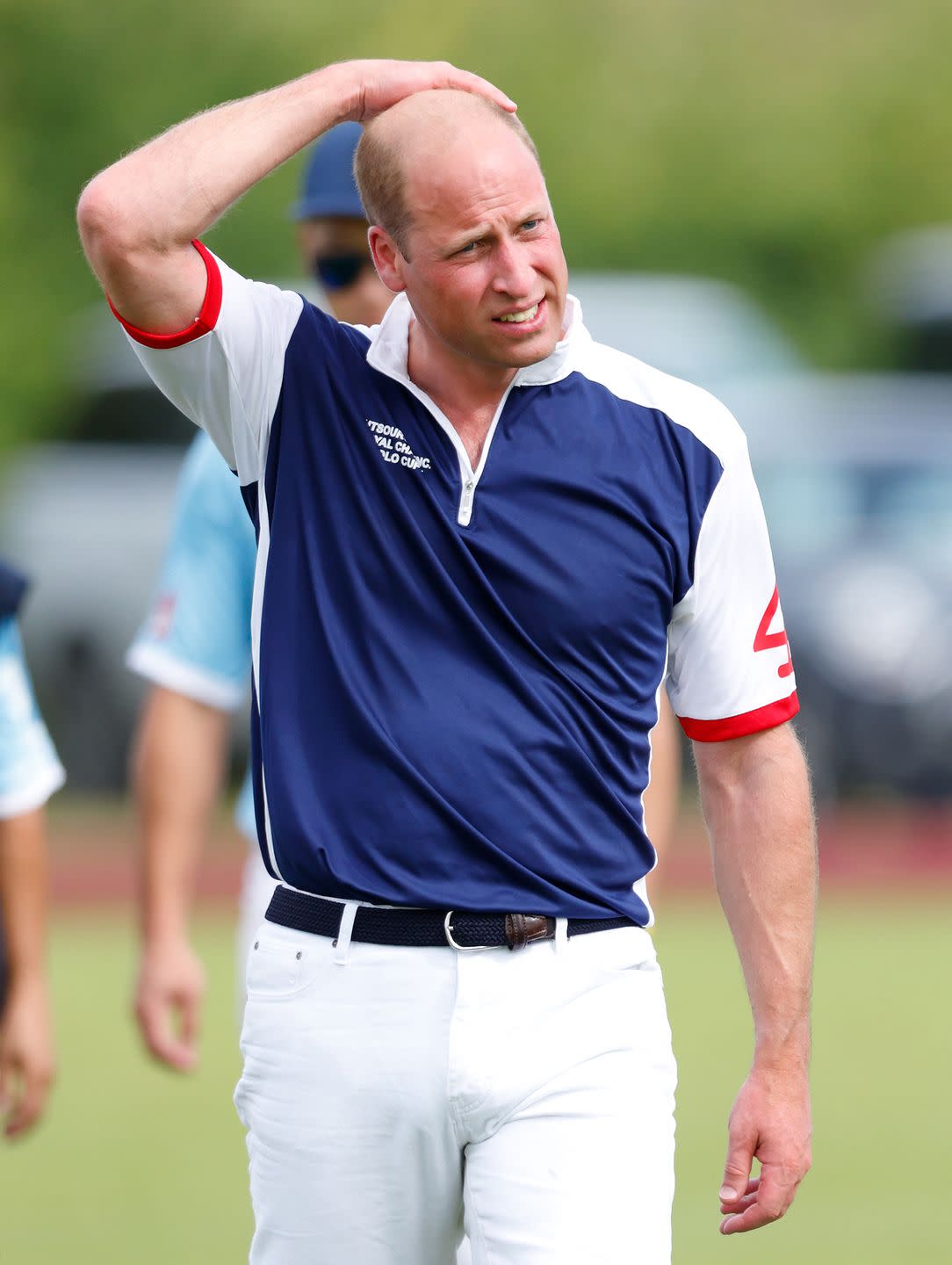 the duke of cambridge takes part in the royal charity polo cup 2022