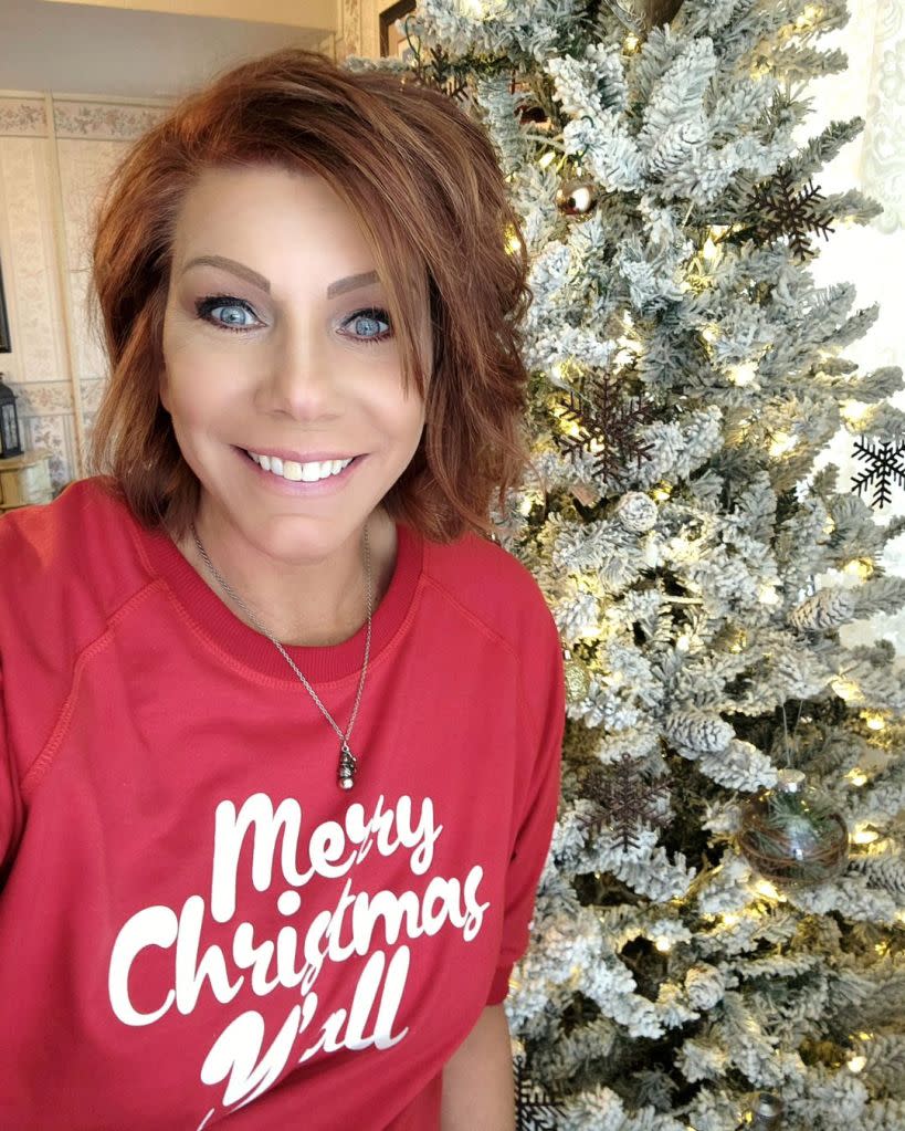 Meri Brown celebrates the holidays in front of her Christmas tree in 2023. Instagram/therealmeribrown