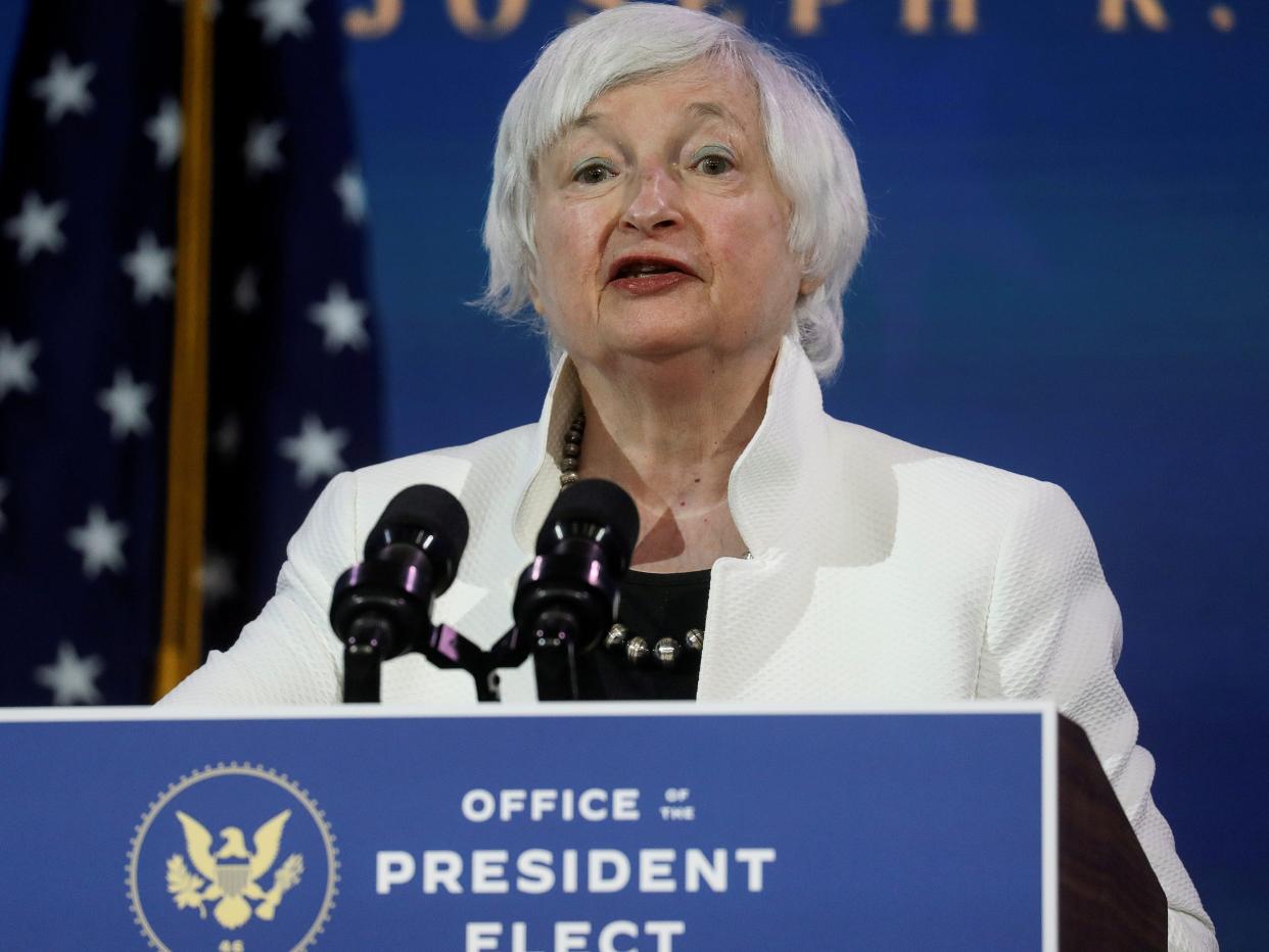 Janet Yellen Speaking at Biden Lecturn December 2020.JPG