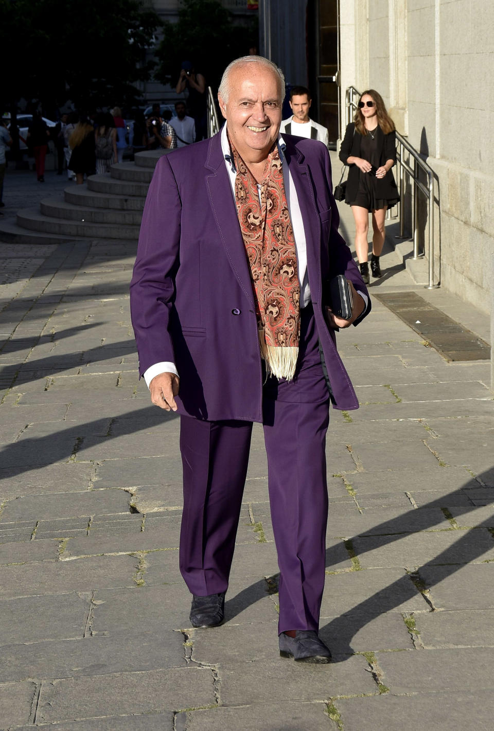 MADRID, SPAIN - MAY 16: Jose Luis Moreno arrives  'Sonetos del amor entero' presentation at Teatro Real on May 16, 2019 in Madrid, Spain. (Photo by Europa Press Entertainment/Europa Press via Getty Images)