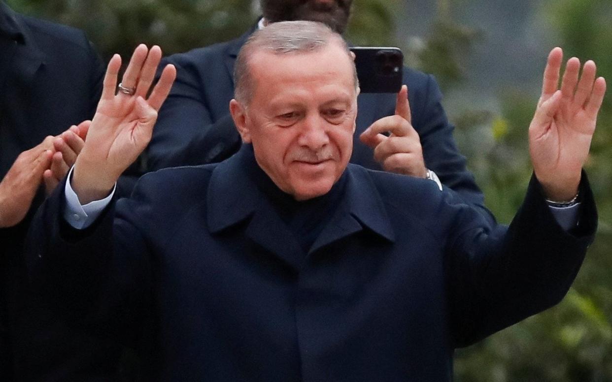Recep Tayyip Erdogan has been re-elected after the first ever Turkish prfesidential runoff - MURAD SEZER/Reuters