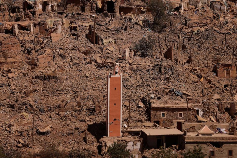 PHOTO: A view of damages in the aftermath of a deadly earthquake, in Adassil, Morocco, Sept. 11, 2023. (Nacho Doce/Reuters)
