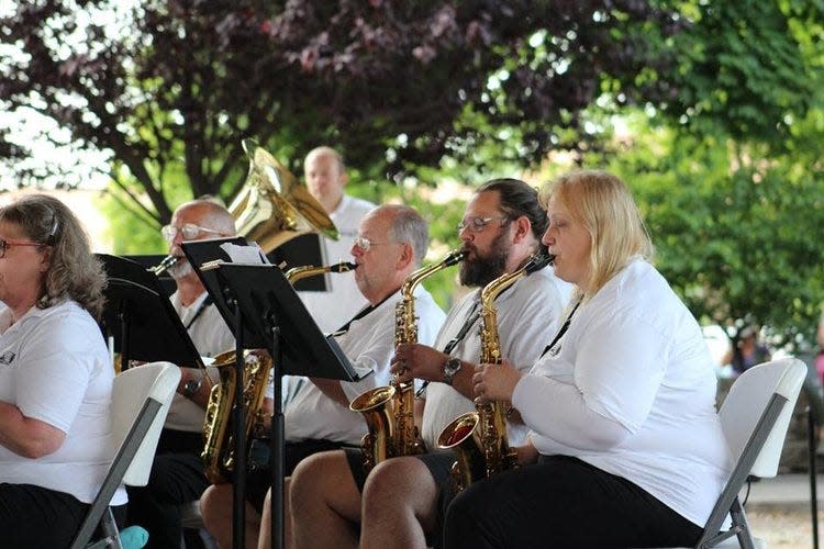 The Southshore Concert Band will perform June 10, 2023 at Dewey Cannon Park in Three Oaks.