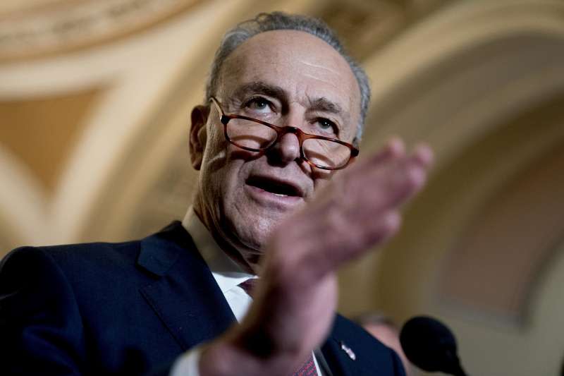 美國聯邦參議院民主黨領導人舒默（Charles Schumer）（AP）