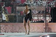 Fantasia performs during "Live From Detroit: The Concert at Michigan Central" on Thursday, June 6, 2024, in Detroit. (AP Photo/Carlos Osorio)