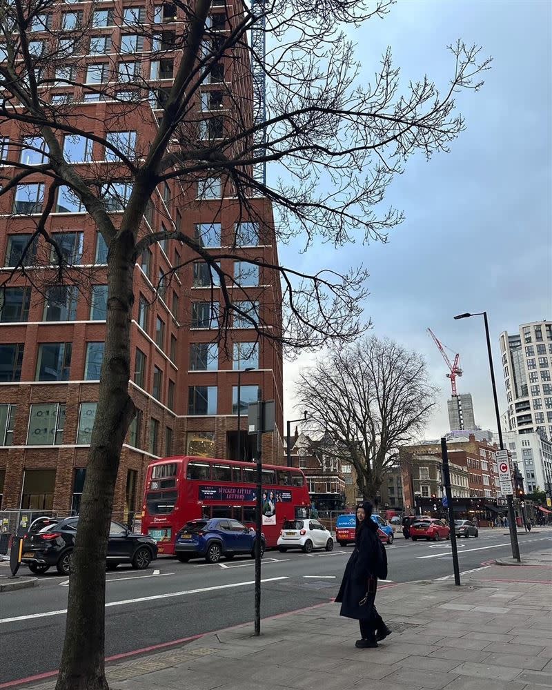 郭雪芙曬出在英國倫敦的美照。（圖／翻攝郭雪芙臉書）