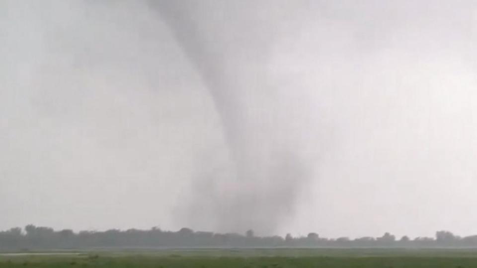 PHOTO: Tornado on the ground near Red Oak, Iowa, May 21, 2024. (Evan Occhino/X)