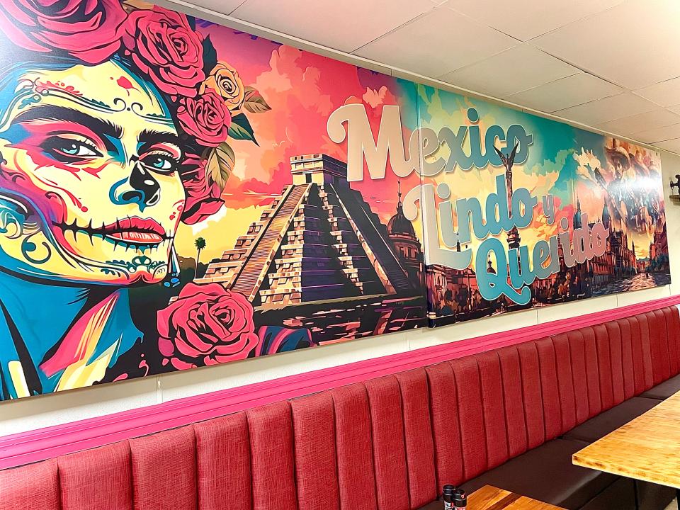 Artwork at Mexico City Street Food in Daytona Beach.