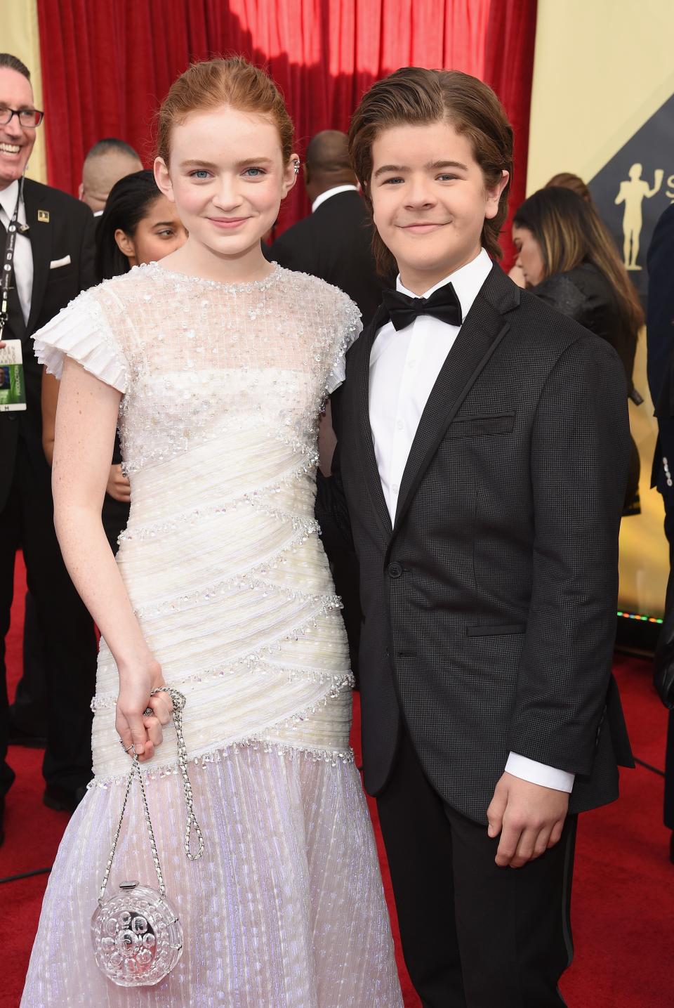 Sadie Sink and Gaten Matarazzo